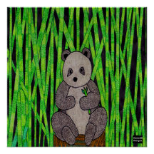 Panda - Poster afdrukken