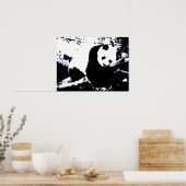 Panda Posters Prints - Panda Slaapend Poster (Keuken)