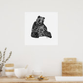 Panda Power Custom Art Print (Keuken)