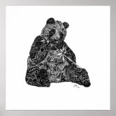 Panda Power Custom Art Print (Voorkant)