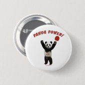 Panda Power Ping Pong Ronde Button 5,7 Cm (Voorkant /achterkant)