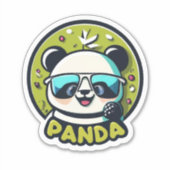 Panda Power Stickers met een Roar (Voorkant)