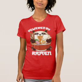 PANDA POWERED BY RAMEN | Vet Panda Eating Ramen T-shirt