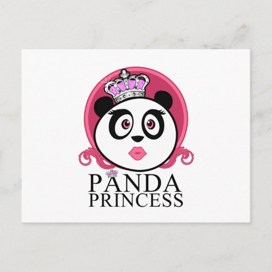 Panda Princess Briefkaart (Voorkant)