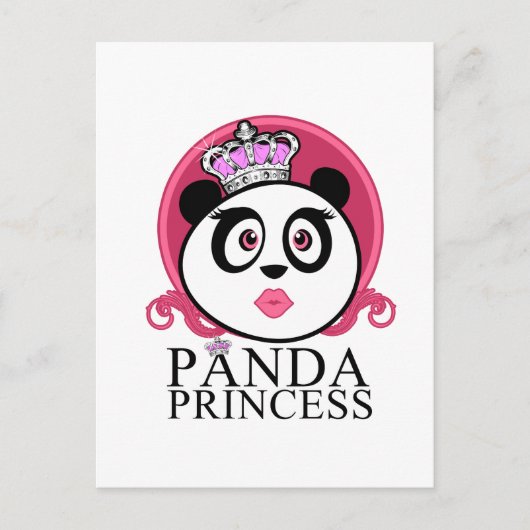 Panda Princess Briefkaart (Voorkant)