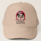 Panda Princess Trucker Pet (Voorkant)