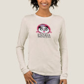 Panda Prinses Schattige Panda Koningin Tri-Blend Shirt (Voorkant)