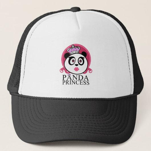 Panda Prinses Schattige Panda Koningin Trucker Pet (Voorkant)