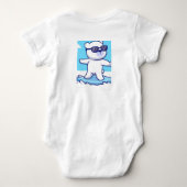 Panda Print Baby bodysuit (Achterkant)