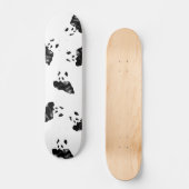 Panda Print Skateboard (Voorkant)