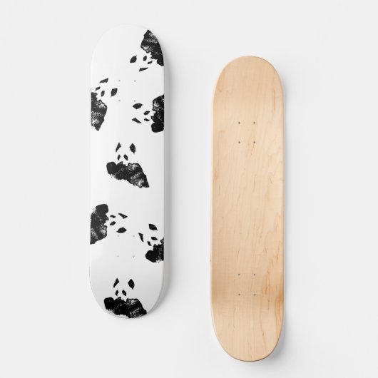 Panda Print Skateboard (Voorkant)