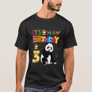 Panda Py Dier 3de Panda T-shirt