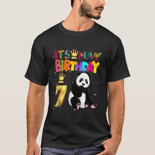Panda Py Dier 7de Panda T-shirt (Voorkant)