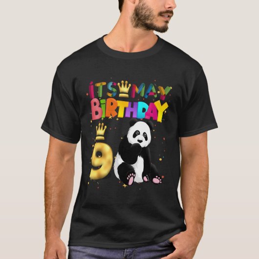 Panda Py Dier 9e Panda T-shirt (Voorkant)