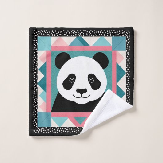 Panda Quilt Washandje (Wasdoekje)