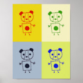 panda raar poster (Voorkant)