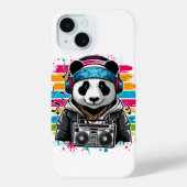 Panda Rapper Case-Mate iPhone Case (Achterkant)