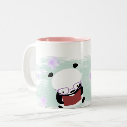 Panda Reading Mok (Voorkant links)