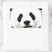 Panda Rechthoekige Sticker (Tas)