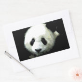 Panda Rechthoekige Sticker (Envelop)
