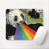 panda-regenboog muismat (Met muis)