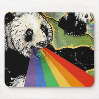 panda-regenboog muismat