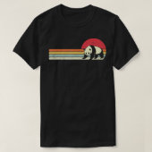 Panda Retro-stijl T-shirt (Design voorkant)