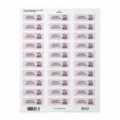 Panda Return Address Labels (Full Sheet)
