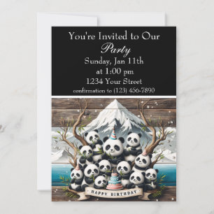 Panda-rific Birthday Bash Kaart