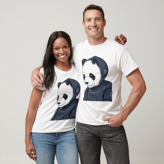 Panda Robot Illustratie – Sci-Fi grafisch T-shirt (Unisex)