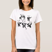 Panda Rock Musicians Band T-shirt (Voorkant)