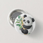 Panda Ronde Button 3,2 Cm (Voorkant /achterkant)