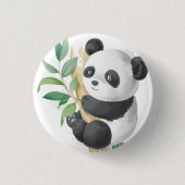 Panda Ronde Button 3,2 Cm (Voorkant)