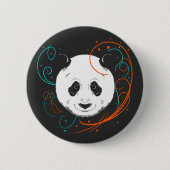 Panda Ronde Button 5,7 Cm (Voorkant)
