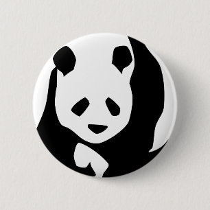 Panda Ronde Button 5,7 Cm