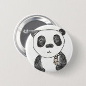 panda ronde button 5,7 cm (Voorkant /achterkant)