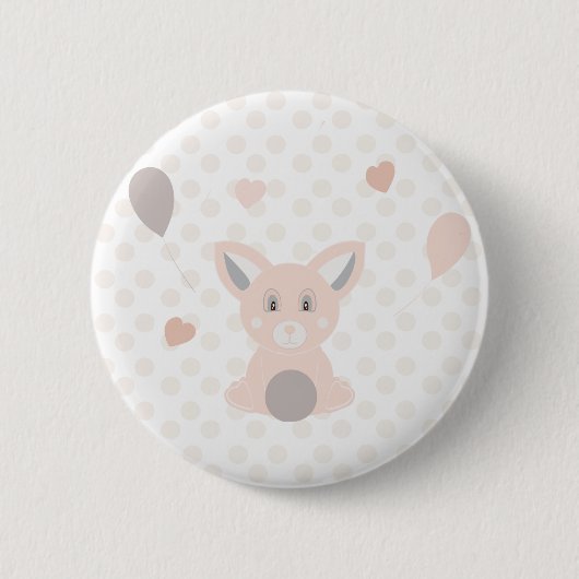 Panda Ronde Button 5,7 Cm (Voorkant)