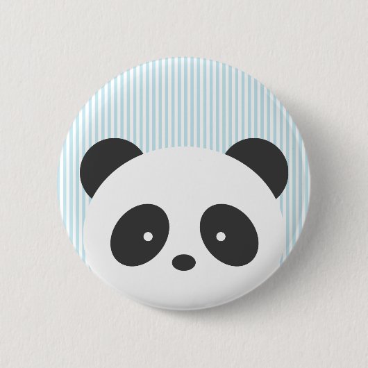 Panda Ronde Button 5,7 Cm (Voorkant)