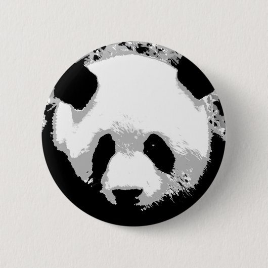 Panda Ronde Button 5,7 Cm (Voorkant)
