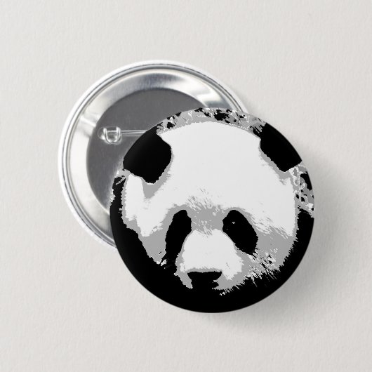Panda Ronde Button 5,7 Cm (Voorkant /achterkant)