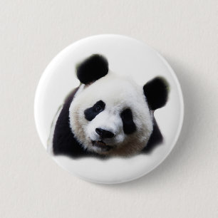 Panda Ronde Button 5,7 Cm
