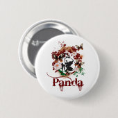 Panda Ronde Button 5,7 Cm (Voorkant /achterkant)