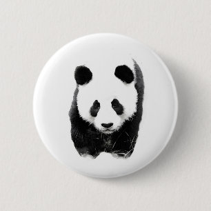 Panda Ronde Button 5,7 Cm