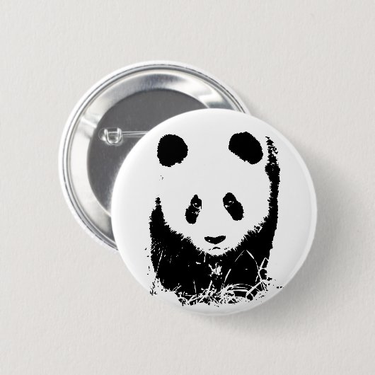 Panda Ronde Button 5,7 Cm (Voorkant /achterkant)