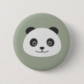 Panda Ronde Button 5,7 Cm (Voorkant)