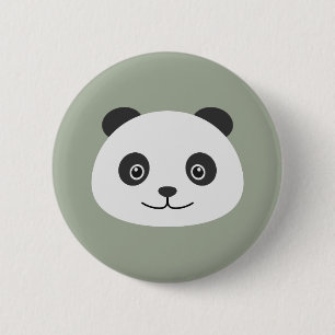 Panda Ronde Button 5,7 Cm