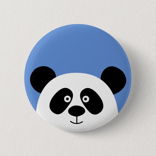 Panda Ronde Button 5,7 Cm (Voorkant)