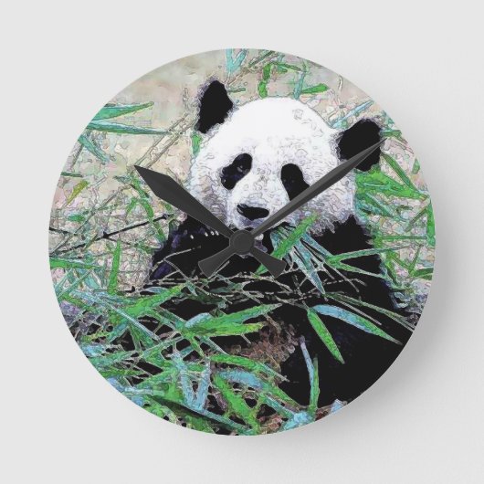 Panda Ronde Klok (Voorkant)