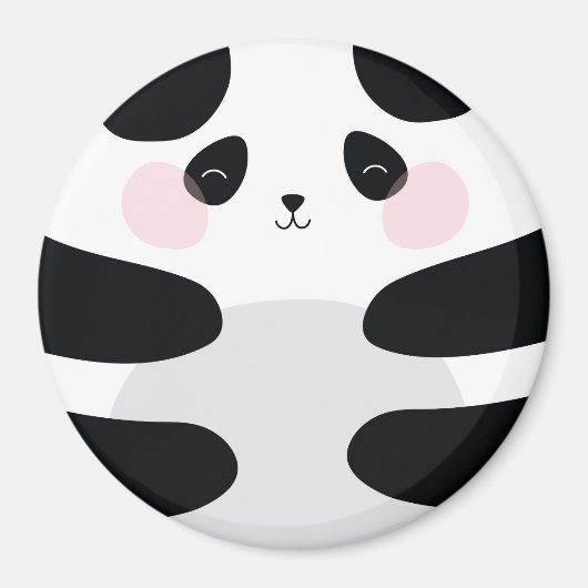 PANDA RONDE MAGNEET (Voorkant)