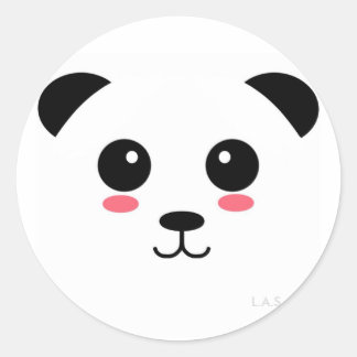  Panda Ronde Sticker